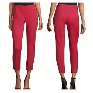 Lafayette 148 New York Pink Cropped Pants Bleecker Style